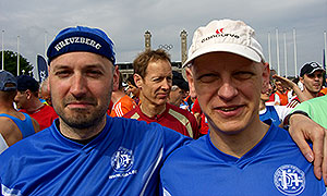 Vor dem Start des BIG 25 Berlin